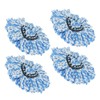 4Pcs Microfiber Rotating Mop Head 360 Spinning Triangular Mop Replacement