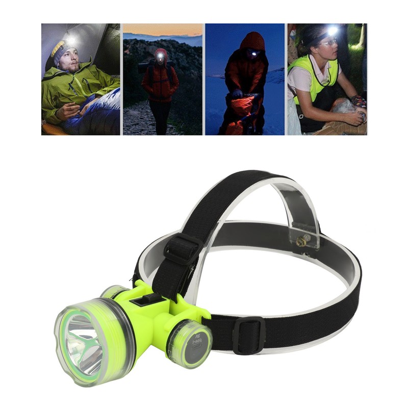 SQ901 Rechargeable LED Headlamp Diving Headlamp for Outdoor Running Camping
