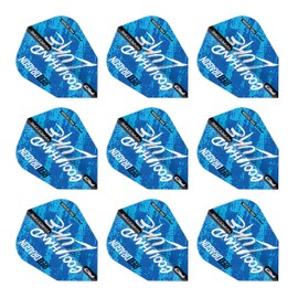 RED DRAGON Luke Humphries World Champion Blue V-Standard Dart Flights 3 Sets Per Pack (9 Dart Flights in total)
