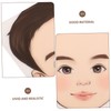 TEHAUX Face Painting Practice Board Reusable and Washable Makeup Board