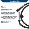 Partuto ABS Wheel Speed Sensor Front Left Right ABS Sensor