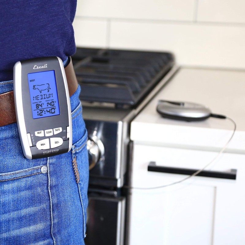 Escali DHRW1 Wireless BBQ, Meat, Fish Thermometer and Timer, 200