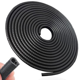 10M Car Door Edge Protector Black Rubber Universal Fit No Glue Durable Protection for Sedans Trucks SUV ATV UTV - Easy Installation