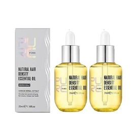 PURC Natural Hair Density Essential Oil for Hair Growth,Hair Regrowth Serum for Women & Men-35 ML(2 PCS)