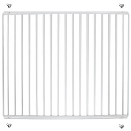 SPARES2GO Fridge Shelf compatible with Daewoo Refrigerator Freezer Adjustable White Plastic Coated Extendable Arms (Large, 425mm - 670mm x 320mm)