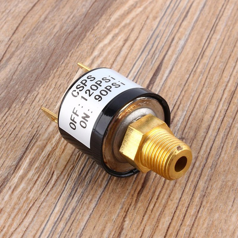 Luatoxry 90-120 PSI Air Pressure Switch, 1/8-27NPT Pressure Switch Replacement,