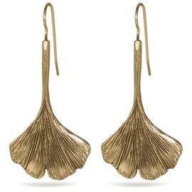 Ginkgo Leaf Earrings - Museum Reproductions - Made in the United States