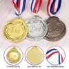 PATIKIL Gold Silver Bronze Award Medals 2.6 Inch, 6 Pieces