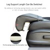Sanbuildrro Car Leg Extender Leg Support Cushion for Car Driver