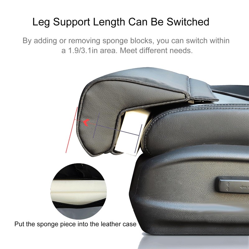 Sanbuildrro Car Leg Extender Leg Support Cushion for Car Driver