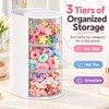 Hair Accessories Organizer for Vanity & Desktop – Multi-Compartment Storage