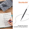 Retractable Gel Pen Refills, Shuttle Art 30 Pack Black Rollerball