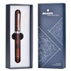 Majohn V60 Triangular Piston Fountain Pen EF Nib Transparent Brown