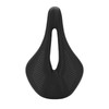 155mm Widen Carbon Fiber Leather Bicycle Saddle Cushion Hollow Cycling