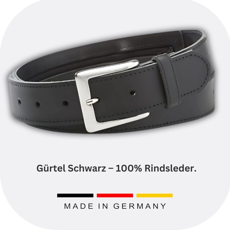 INVIDA Men's Money Belt with Secret Compartment Made in Germany,
