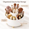 360° Rotating Makeup Organizer for Vanity – Multi-Compartment Cosmetic Storage