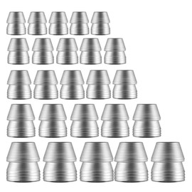 Sarini 25 Pieces Round Wedge Blocks for Hammer Axe Pick Snow Sledge Reinforcement Nails Wedges 8mm 10mm 11mm 13 mm 16mm Sizes for Tools like Hammers