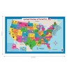 USA Wall Map for Kids with Illustrations- United States Poster