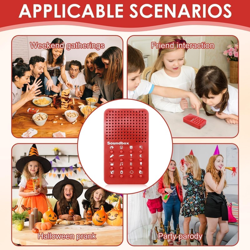 Funny Sound Machine, Sound Machine with 16 Sound Effects, Noise