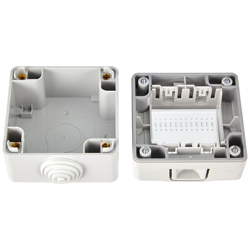 Bticino S25502E 25502 Outdoor case, White, 2 Moduli