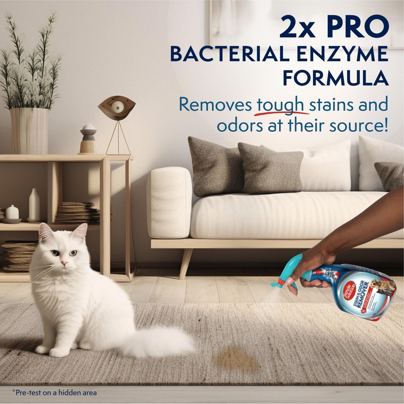 Simple Solution Stain and Odor Eliminator Spray, Pee Stain Remover,