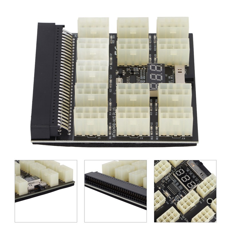Power Supply Board Adapter 12V 6pin 8pin Power Board Converter