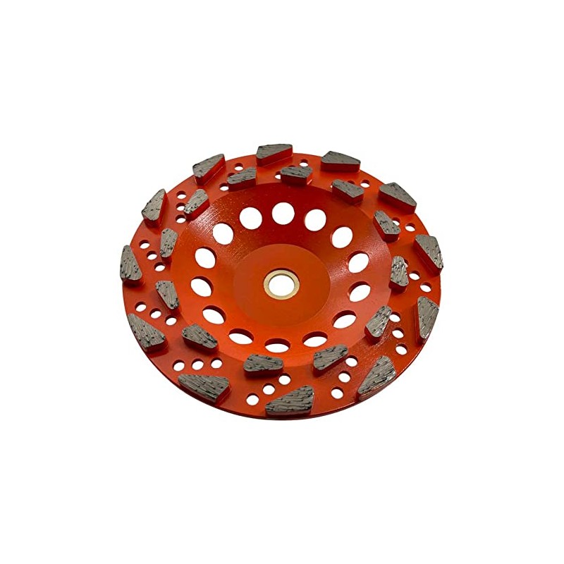 7" High Performance Diamond Grinding Wheels for Aggressive Concrete, Paint,