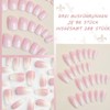 Virellay 288 Pieces White French Nail Art Gradient