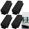 VEITHI Dock Bumper Black,Dock Bumper Guard with Screws,Boat Dock Bumper