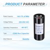 sourcing map CD60 Capacitor 145-175 UF/Mfd, 220-250 VAC CD60 Run