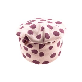 Sterntaler Beanie with Allover Dots - Girls' Slouch Beanie, Matt Pink