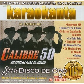 Karaokanta KAR-1815 - Disco de Oro - De Sinaloa para el mundo - Spanish CDG