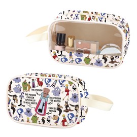 Kuzco Emperors Make-up-Tasche, transparent, Kuzco Poison, speziell zum Töten ausgewählt, PU-Leder, Kosmetiktasche mit Griff, Tötet Gift-PU, Nein