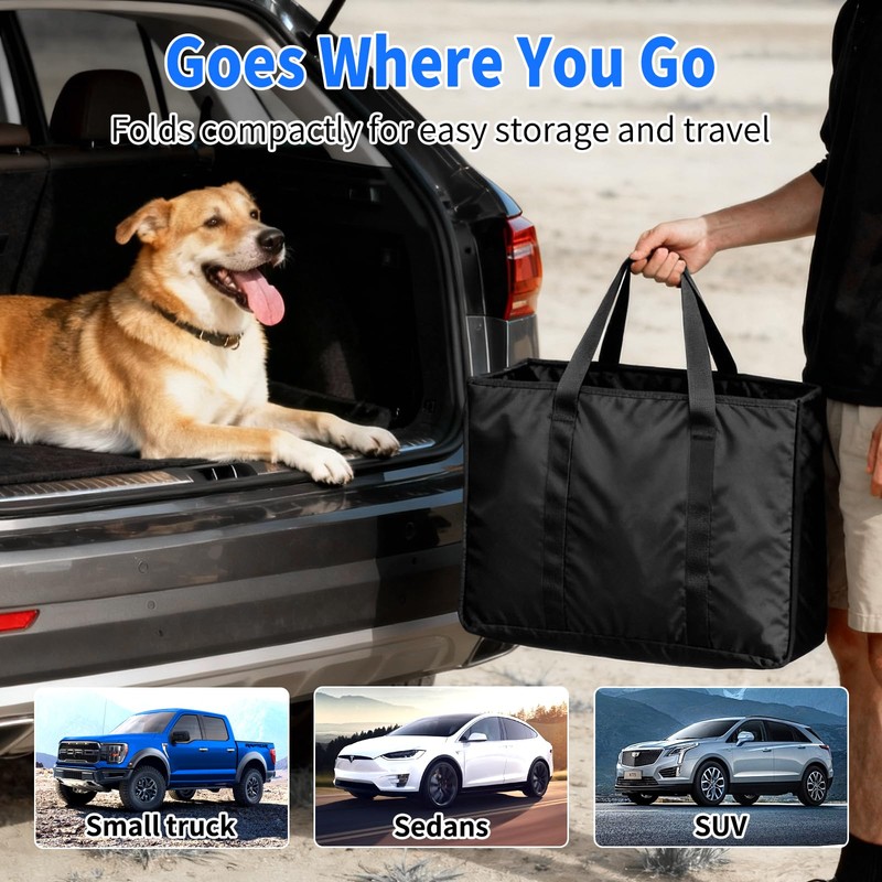 Back Seat Extender for Dogs, Heavy-Duty Hard Bottom Backseat Cover,
