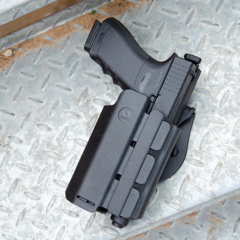 Orpaz T40 SXD Holster with Light, Left-Handed Level II/Level III