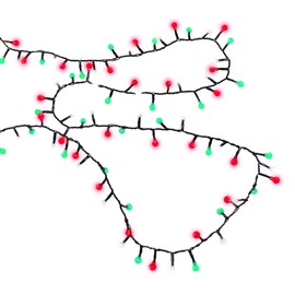 LED Gumball Cluster Rice Lights, 35.5-Ft., Traditional Multi, 500-Ct.