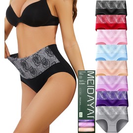 MEIDAYAI Womens Underwear High Waist Tummy Control C Section Recovery Underwear