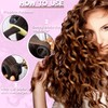 6PCS Hair Rollers Set With 6 Clips - Self Holding