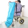 Wheelchair Blanket Thickened Waterproof Soft Washable Keep Warm Half Wrapped