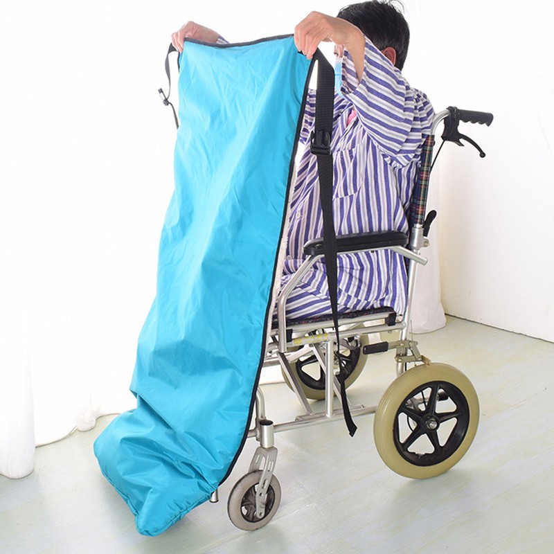 Wheelchair Blanket Thickened Waterproof Soft Washable Keep Warm Half Wrapped