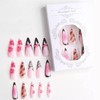 MISUD Press on Nails - Long Stiletto Glue on Nails