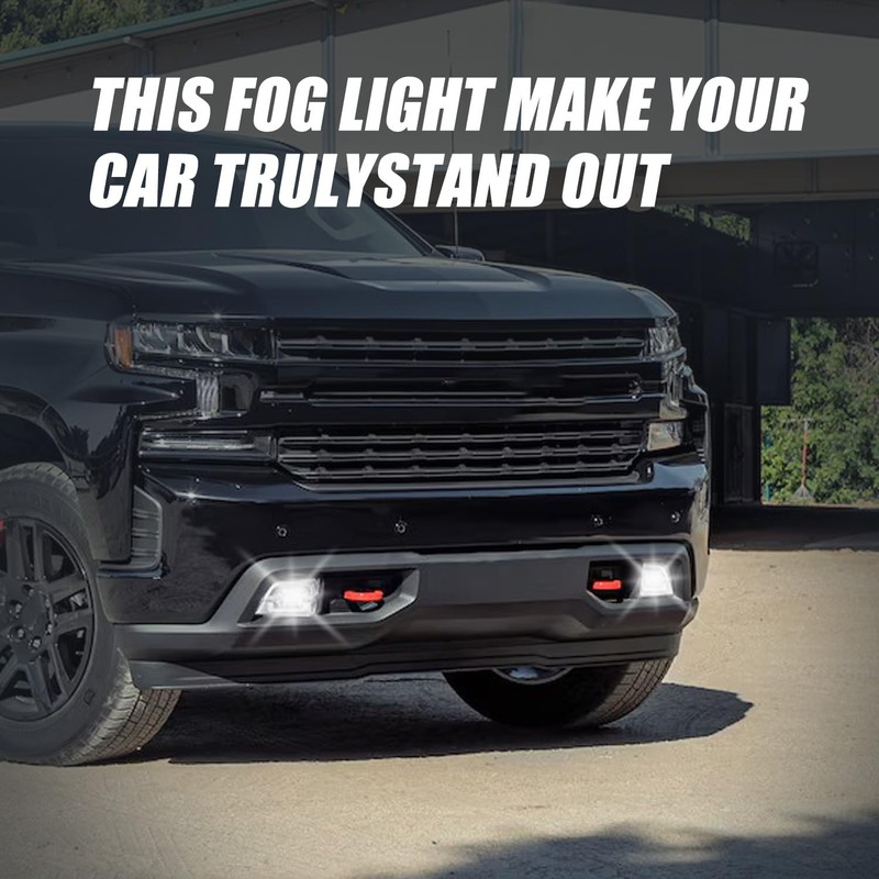 RANSOTO LED Fog Lights for 2019-2023 Chevy Silverado 1500 2500HD