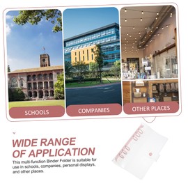 Parliky Portable Notebook Shell Six-Hole Loose-Leaf Tidy Document Organizer School Office Use