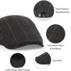 Geyanuo 3Pcs Newsboy Cap for Men Classic Warm Adjustable Flat