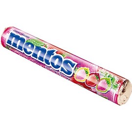 Mentos Strawberry Mix, Pack of 20 (20 x 38 g)