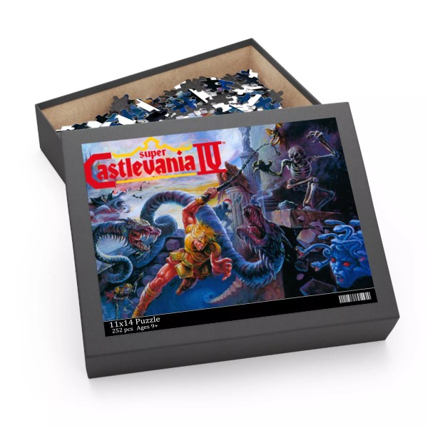 Super Castlevania IV SNES 90s Nostalgic Cover Art Puzzle 252,