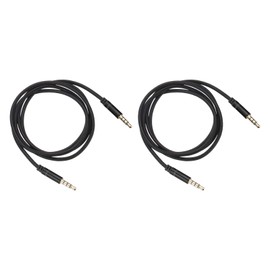 DMiotech 3.5mm 1/8" Male TRS to 6.35mm 1/4" Male TRS Audio Cable 4 Pole Aluminum Alloy Housing Braided Aux Cable for Phone Car Speaker 3.3Ft/1M Black