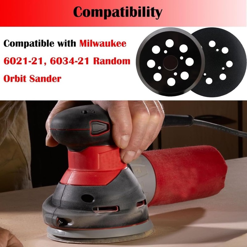Professional Sanding Disc Backing Pad: Universal for Random Orbital Sanders