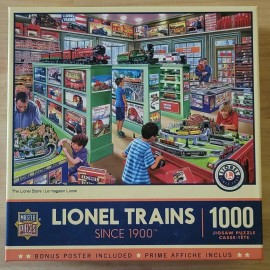 Masterpieces 1000 PC Jigsaw Puzzle Lionel Trains "The Lionel Store"