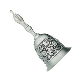 Hand Bell - Vintage Relief Christmas Bells,Aesthetic Luxury Loud Brass Hand Call Bell for School Church Weddings Hotels Kitchen Ringing